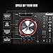 Numark Mixtrack 3 | All-In-One 2-Deck DJ Controller for Serato DJ Including an Long-Throw Pitch Faders, 5-inch High Resolution Jog Wheels and Virtual DJ LE & Prime Loops Remix Tool Kit