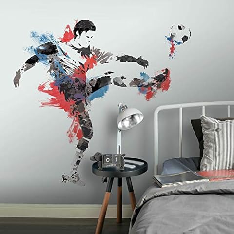 RoomMates Pegatinas de Pared Futbolista Gigante Cover