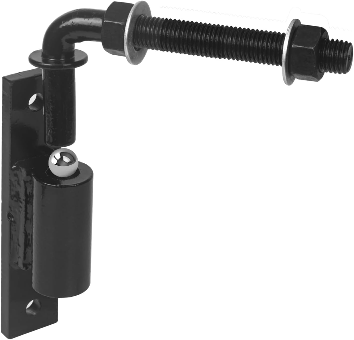 Industrial Heavy Duty Bolt on 3/4" J Bolt Gate Hinge for Large Heavy Driveway Gates Up to 1100 Pounds, No Welding Lubricated Ball Bearing Hinge 2 Packs