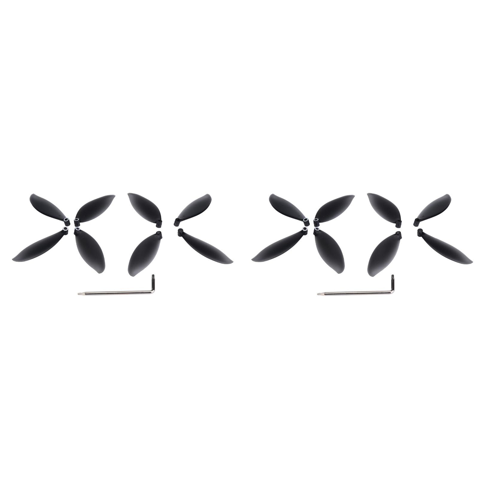 Alomejor RC Propeller 4 Blade Propeller 4 Holes Props Drone Propellers Props Blades Spare Part