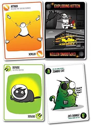 NSFW by Exploding Kittens - Card Games for Adults & Teens - A Russian Roulette Card Game (Package May Vary)