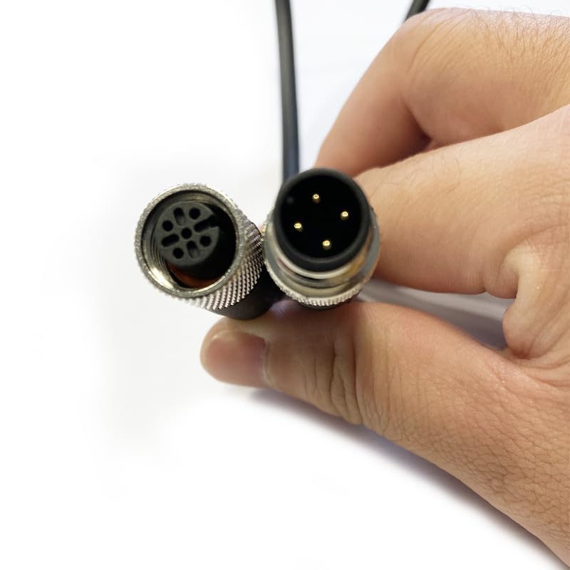 Cable conector M12 4 pines macho a hembra 3 metros miniatura 2