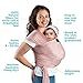 Lightweight Baby Wrap - Natural and Breathable Babywearing Carrier Sling for Babies, Infants, & Newborns by sweetbee
