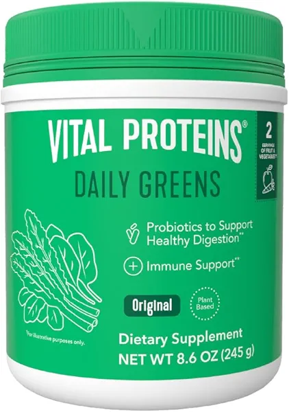 Vital Proteins Unflavored Daily Greens, 8.6 OZ