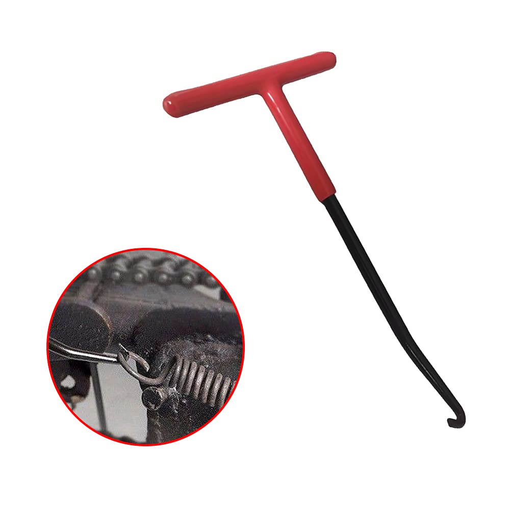 Brake Spring Hook Exhaust Pipe Spring Hook Puller Tool Spring Pull T-Hook for Motorcycle Vehicle Springs Removal, Installation,Adjustment