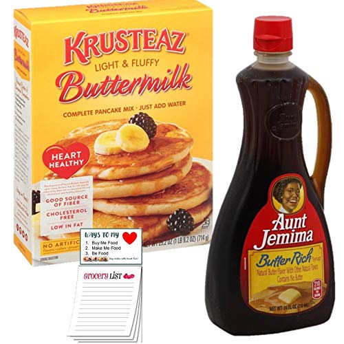 Krusteaz pancake Mix Heart Healthy Buttermilk and Syrup | Krusteaz light & Fluffy