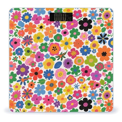 Báscula Digital de Baño con Pantalla LCD de Vidrio Templado miniatura 1