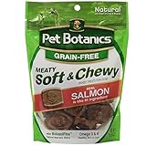 Pet Botanics Meaty Soft & Chewy Baked Treats for Dogs, Salmon, 6 oz.