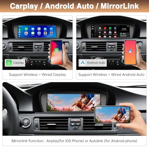 Radio Android Auto 8.8 pulgadas para BMW Series 3 E90-E93 miniatura 4