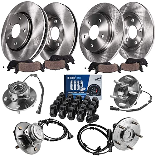 Image of Detroit Axle - Brake Kit for Dodge Grand Caravan Chrysler Town & Country