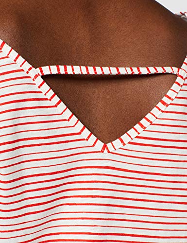 Esprit 067cc1k002 Camiseta, Rojo (Orange Red), 34 (Talla del Fabricante: X-Small) para Mujer