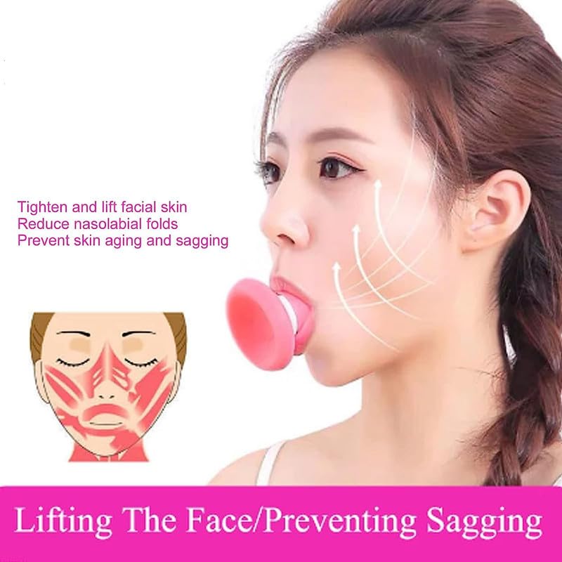 Image of SILICONE FACIAL JAW EXERCISER BREATHING TYPE FACE SLIMMER, BREATHING TYPE FACE SLIMMER FACE LIFT INHALING & EXHALING TOOL, LOOK YOUNGER AND HEALTHIER - HELPS REDUCE STRESS AND CRAVINGS