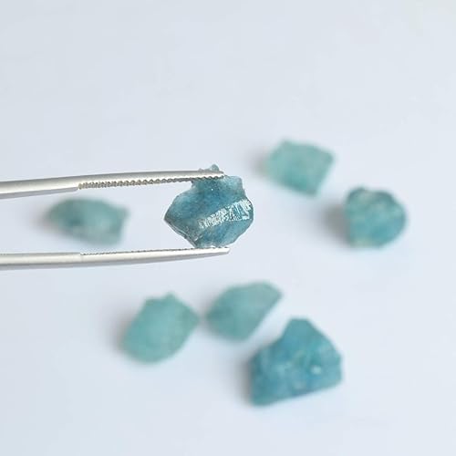 Miniatura 2 de GEMHUB Juego de 7 cuentas de piedras preciosas ásperas de cristal curativo para taxi, Piedra preciosa, lote de piedras preciosas