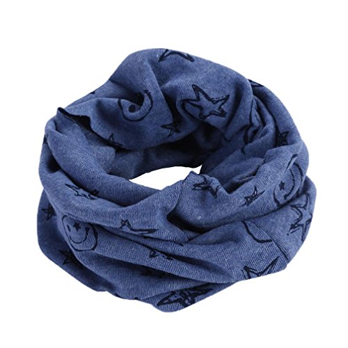 Preisvergleich Produktbild LuckyGirls Baumwolle Schal Kinder Junge Mädchen Halswärmer Winter Stern Halstuch