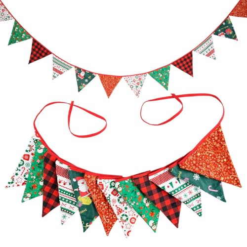 GXGM Banderas de colores para la habitación de los niños,Guirnalda para la habitación de los niños,Guirnalda para la habitación de los niños,Tela de muselina de algodón,Decoración