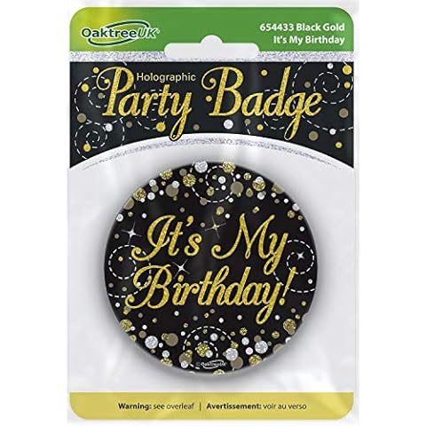 OakTree It's My Birthday Sparkling Badge Cover