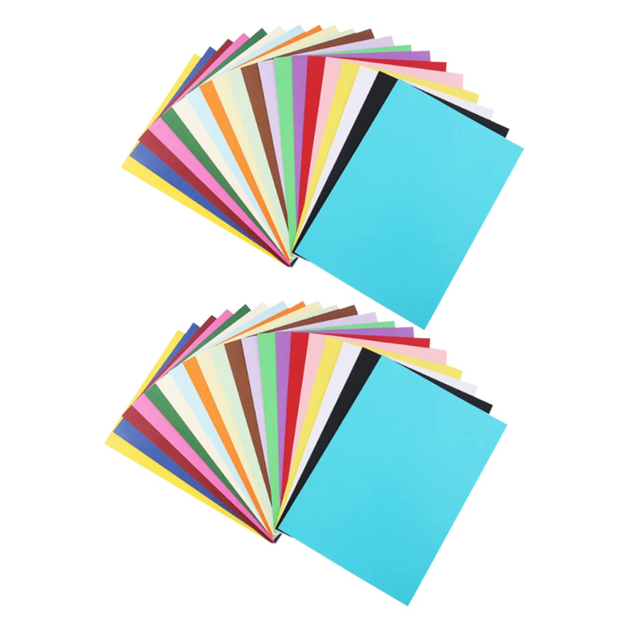 Zeichenpapier A4 100 Stück Papier Bunt und Glatt für Zeichnen