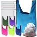Jalousie 12 Pack Reusable Grocery Bags include 6 Grocery Foldable Totes Polyester Shopping Bags and 6 Large Reusable Mesh Produce Bags Strong Lightweight Environment Friendly