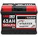 LANGZEIT Autobatterie 12V 63AH 580A/EN Starterbatterie +30% mehr Leistung ersetzt Batterie 60AH 54AH 55AH 56AH 62AH 63AH 65AH 64Ah wartungsfrei