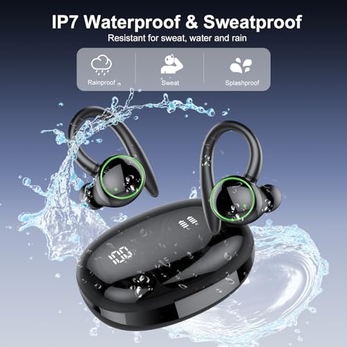 Wireless-Earbuds-Bluetooth-53-Headphones-Sport-Over-Ear-Buds-With-ENC-Noise-Cancelling-Mic-48H-Wireless-Earphone-With-Earhooks-Stereo-Deep-Bass-IP7-Waterproof-Headset-for-Workout-Running-Black