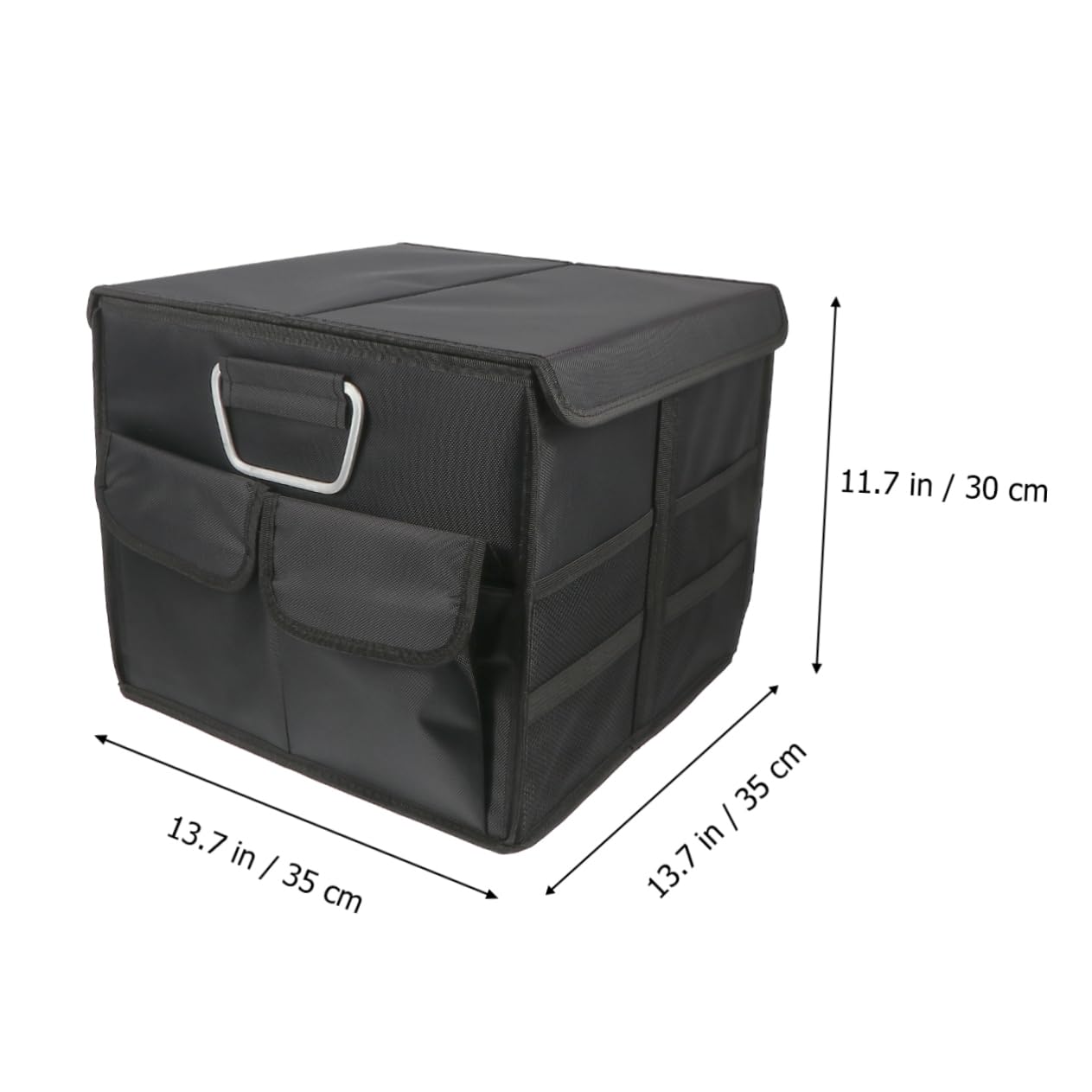 MAGICLULU 1pezzi Organizzatore Bagagliaio Auto Pieghevole in Oxford Contenitore Portaoggetti Robusto Divisori Antiscivolo Per Spesa Strumenti