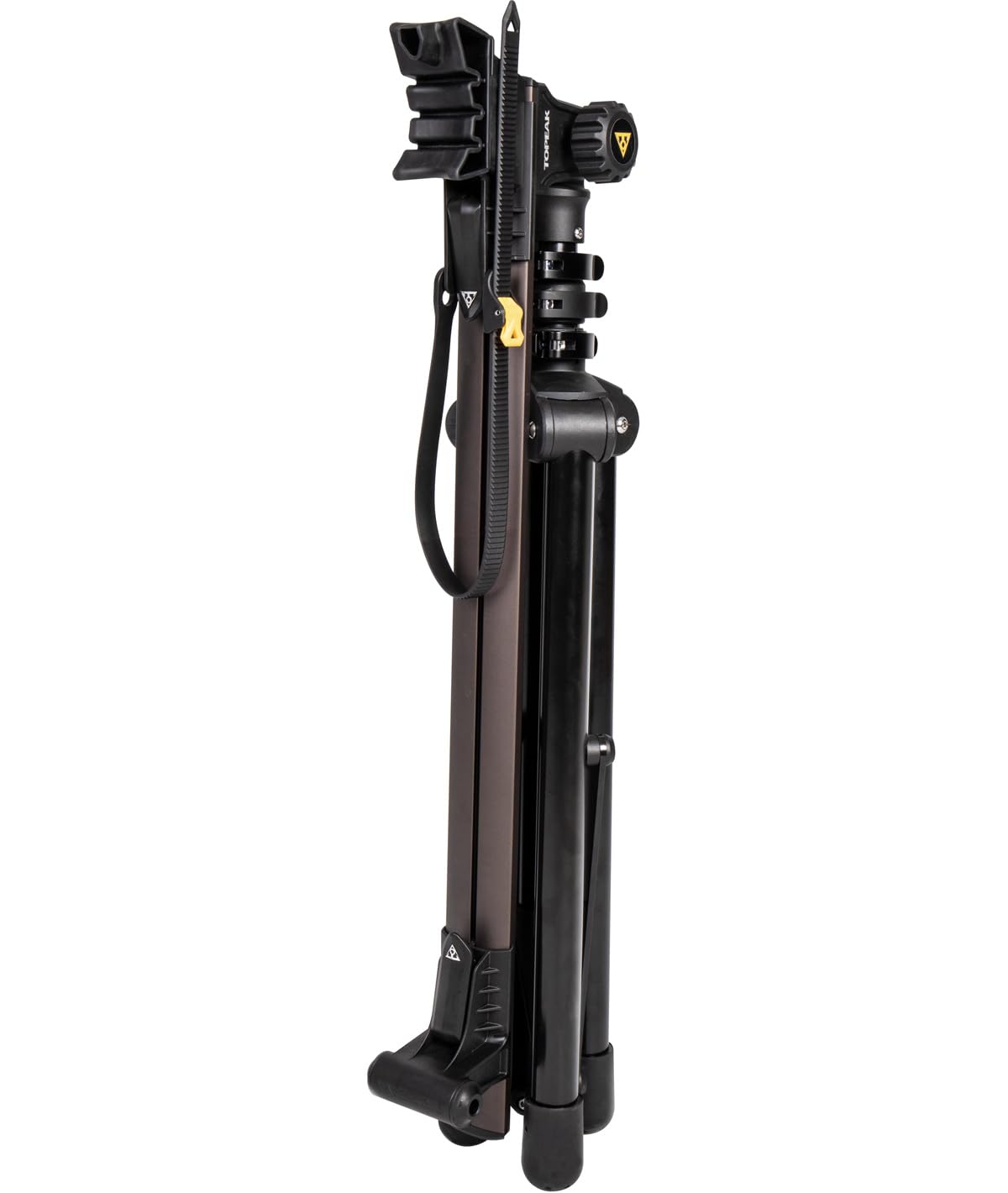 Topeak Prepstand X Montageständer aus Aluminium in der Farbe Schwarz, Maße: 86cm x 25cm x 16cm (gefaltet), 120 cm (Standfläche), 15900028