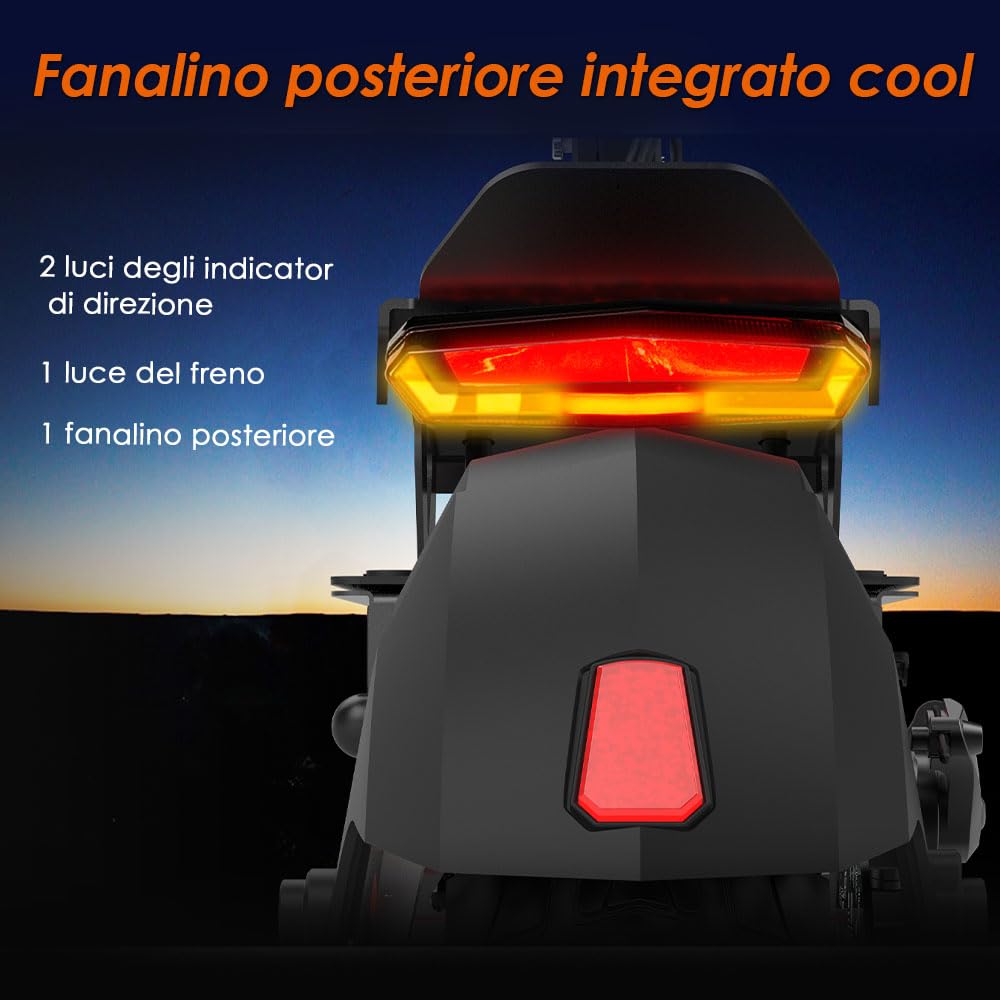 Kukirin G2 Monopattino Elettrico Pieghevole, Batteria da 48V 15Ah, Pneumatici da 10 Pollici, Autonomia di 55 km, Schermo Tattile, Freni a Disco Anteriori e Posteriori, Monopattino Elettrico per Adulti