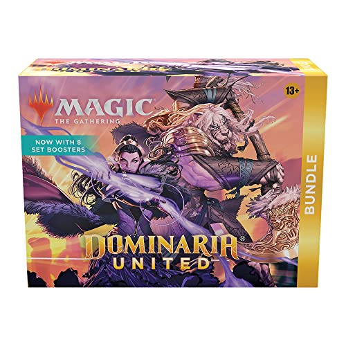 Magic The Gathering C9713000 Dominaria United Bundle, 8 Set Boosters & Accessoires, Multi - Image 3