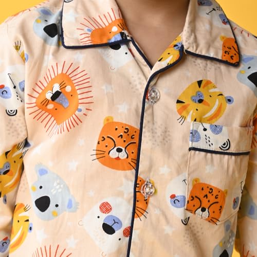 Image of Jam & Sugar Boys Cotton Printed Night Suit Set