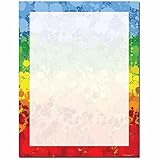 Paint Drops Laser and Inkjet Printer Paper