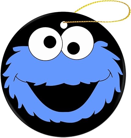 Amazon クッキーモンスター クリスマス 飾り クリスマスアクセサリー オーナメント クリスマスツリー飾り 飾り付け 丸い 可愛い 記念品 クリスマスツリー ドアノブ 窓 壁などの装飾に適する サンタクロース クリスマス雑貨 おもちゃ