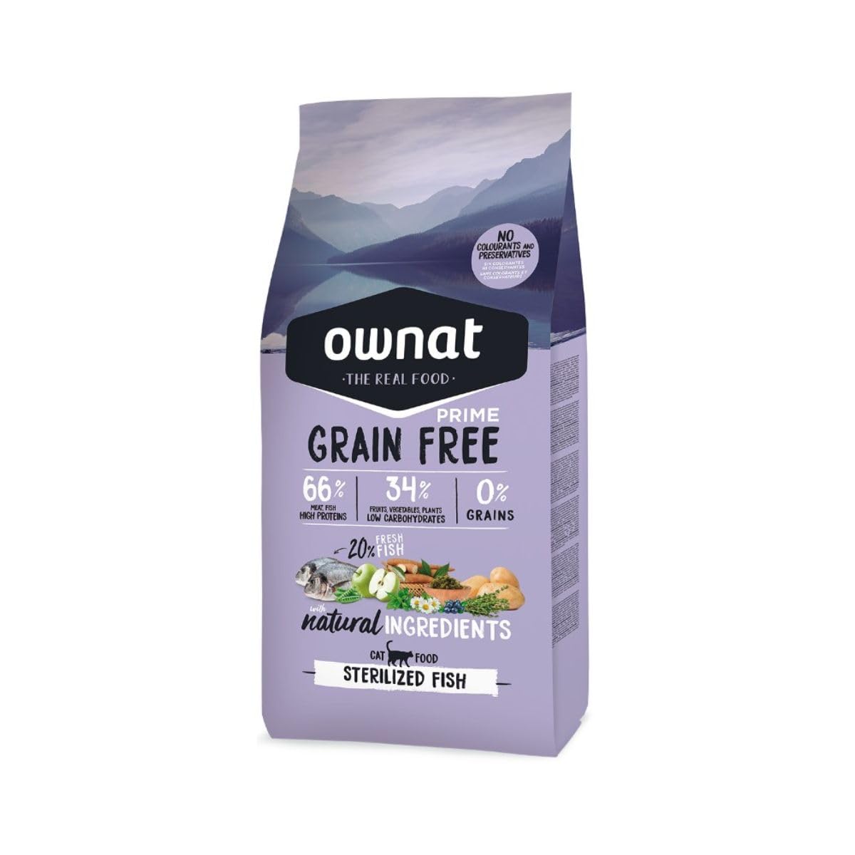 Croquetas de Pescado sin Cereales para Gatos esterilizados - Ownat