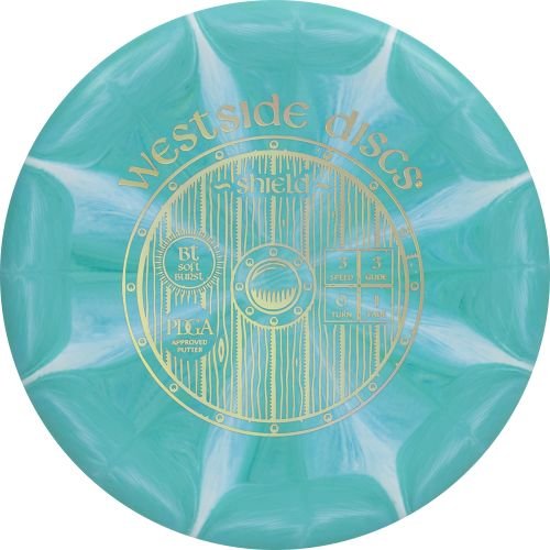 Westside Discs BT Soft Burst Shield Putter Golf Disc [Colors May Vary] - 173-176g