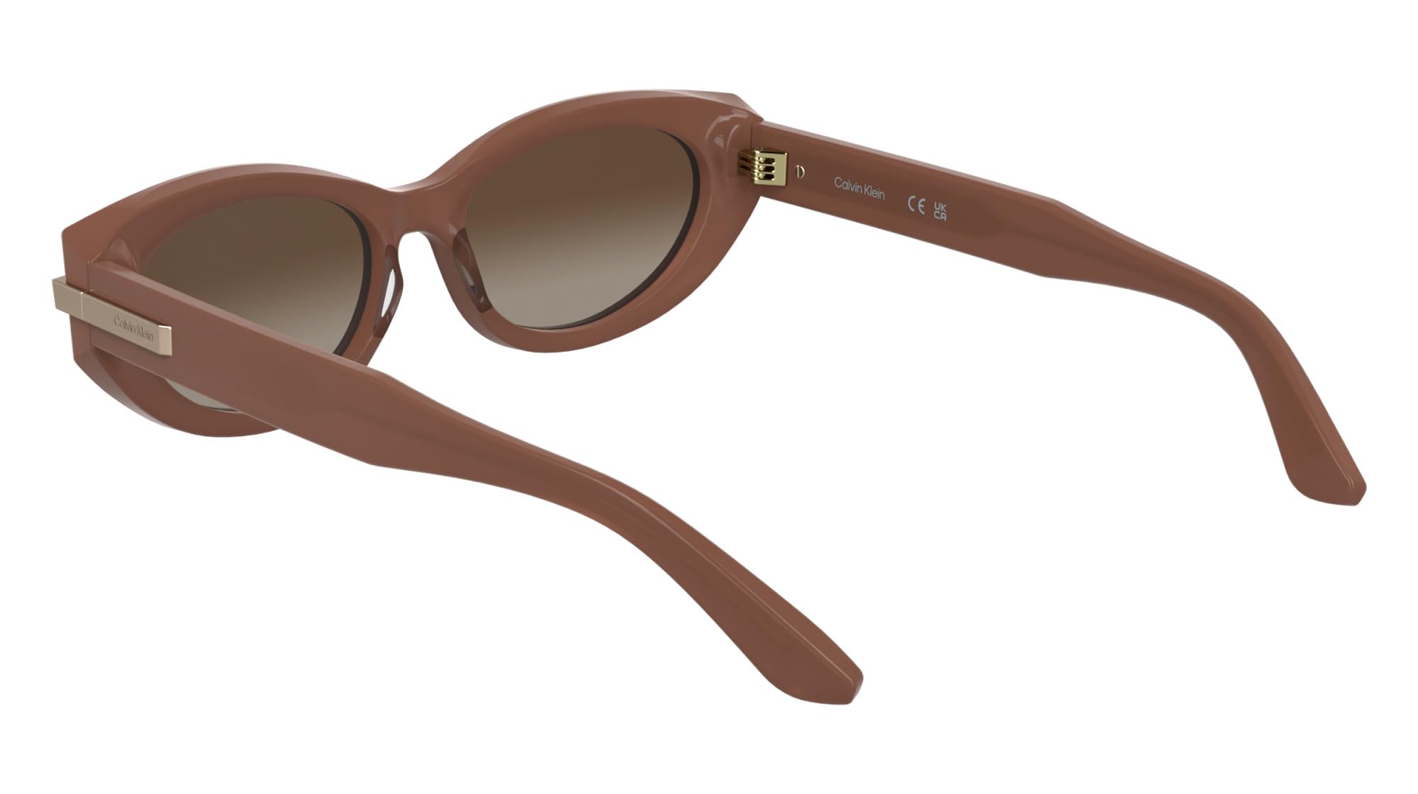 Calvin Klein Women's Sunglasses CK25502S - Opaline Rose with Gradient Brick Lens
