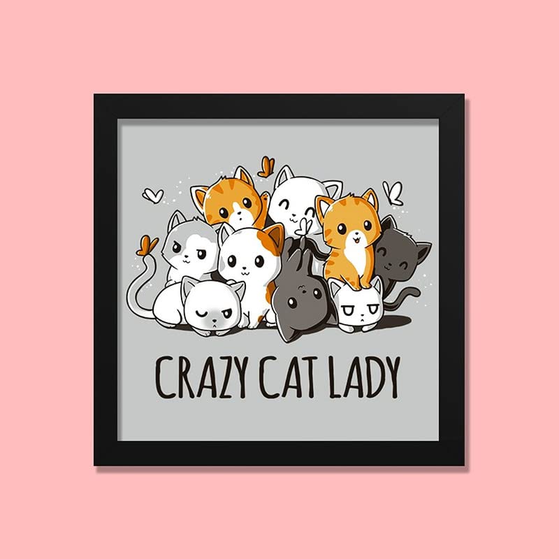 THE SQUEAKY STORE Cute Animal Lover, Cat Poster, Dog Poster, Unicorn Poster, Panda Poster, Animal Poster, Animal Quote Printed 300GSM Poster Wall Art & Table Top Glass Photo Frame 7x7 Inches 635