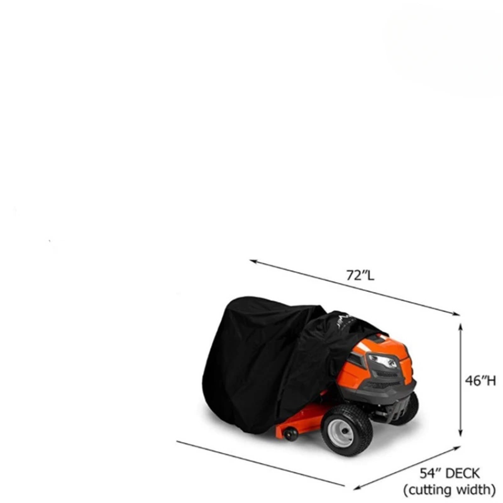 Funda for cortacésped de tela Oxford 210D for muebles exterior, resistente a la lluvia y al polvo Funda para cortacésped(M 177*110*110)