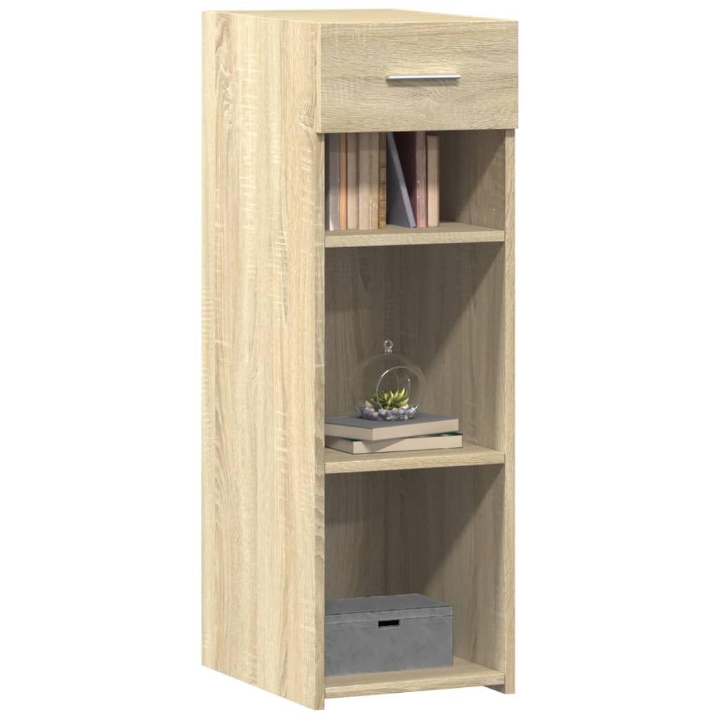 Credenza in rovere Sonoma, 30 x 42,5 x 93 cm, comò con cassetto
