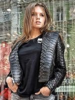 Algopix Similar Product 4 - Womens Dragon Python Leather Jacket