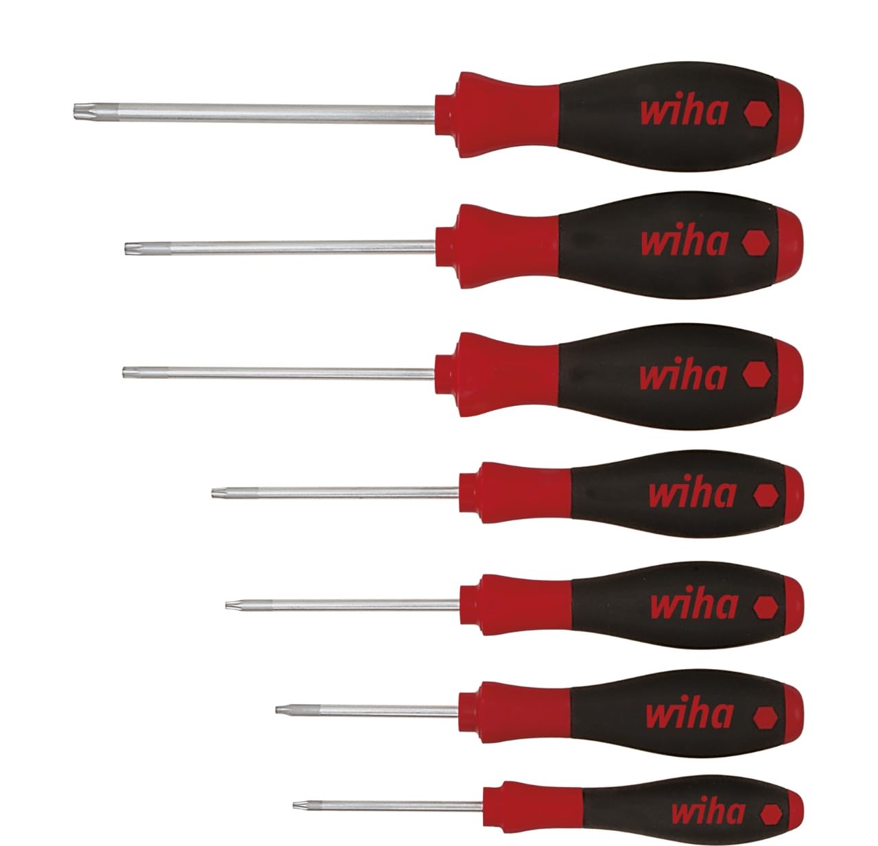 Wiha 01299 Softfinish® Torx® Screwdriver Set, 7 Piece