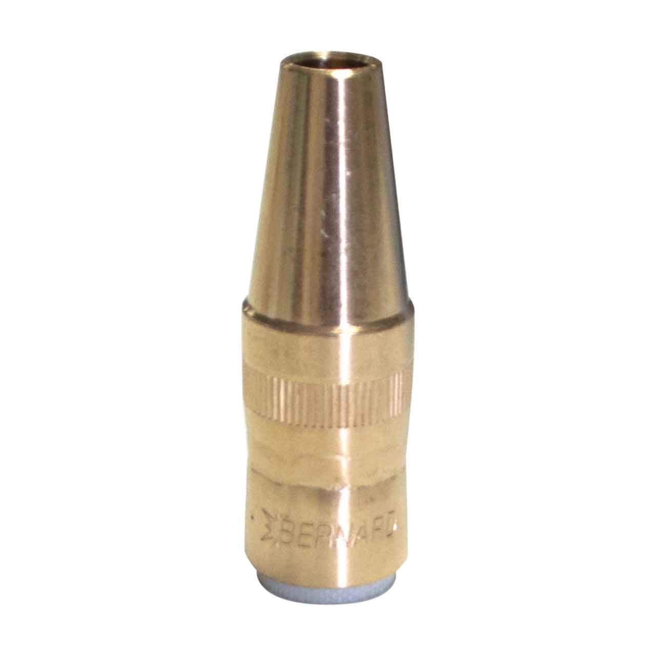 Bernard NST-3818B Nozzle, Centerfire, Slim, Tapered, 3/8 Orifice, 1/8 Recess, Brass, 10 pack