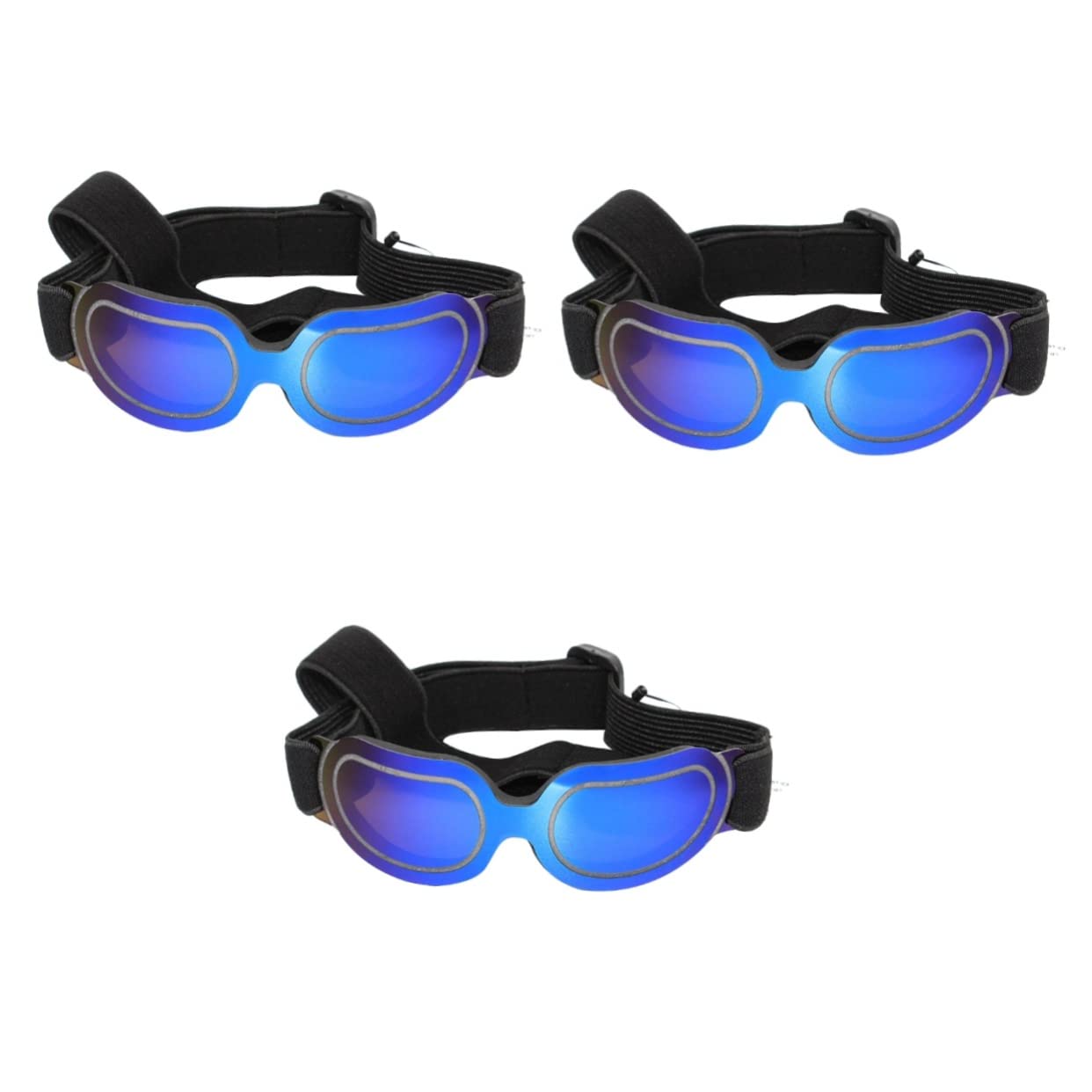 Lunettes de soleil pour chiens BESPORTBLE lot de 3 accessoires réglables