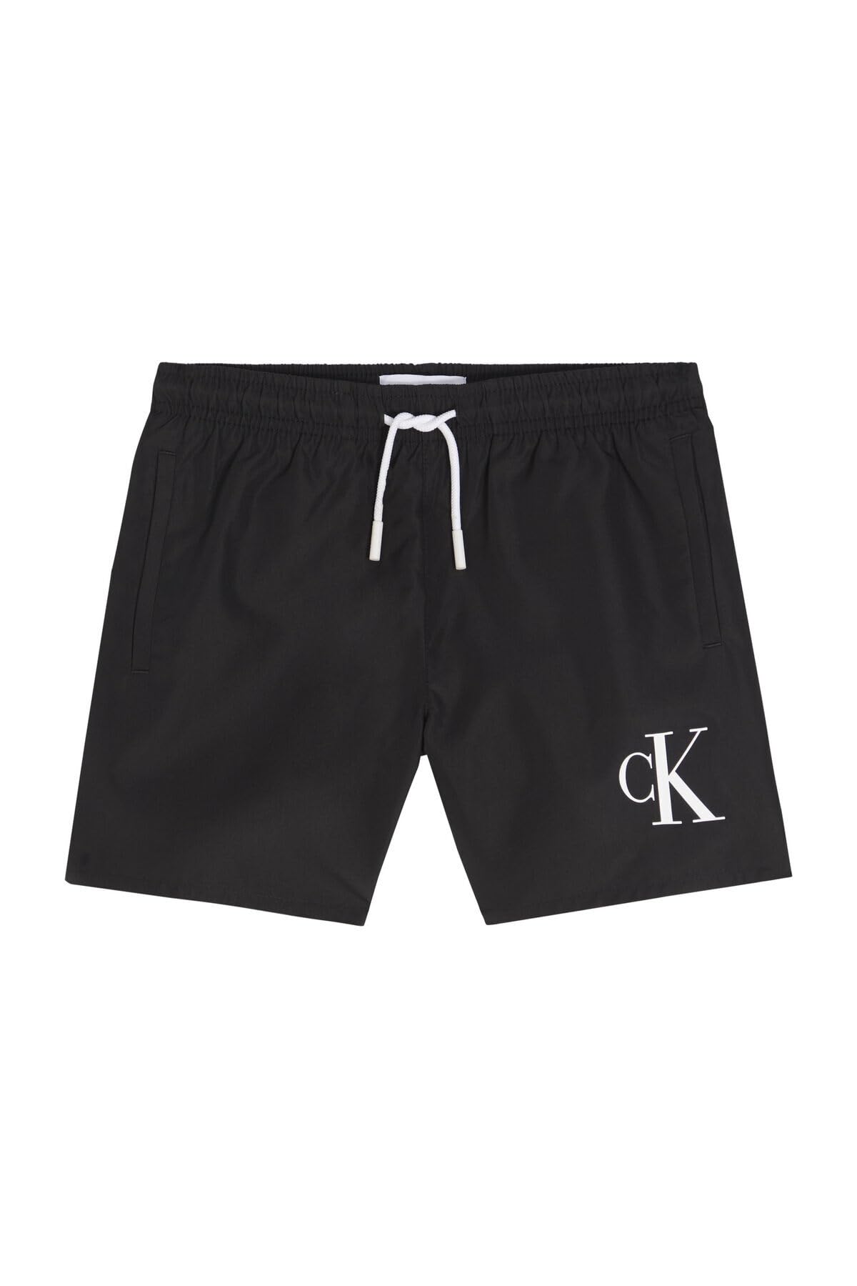 Calvin Klein Boxer Bimbo CK Bambino Junior Ragazzo Costume Mare o Piscina Articolo KV0KV00056, BEH Pvh Black, 12 Anni