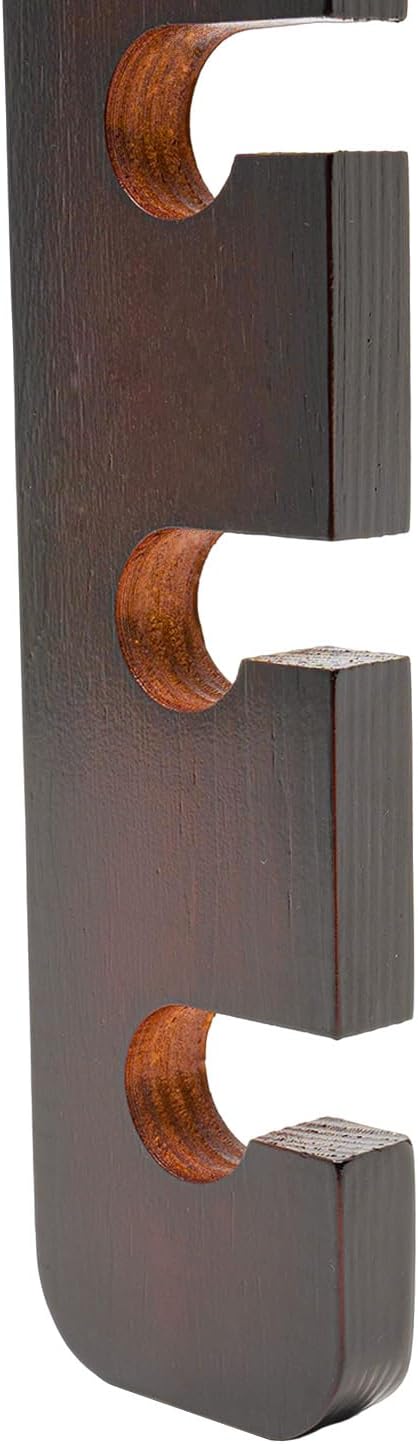 YIYIBYUS Pool Stick Holder,Cue Stick Wood Rack Holder,6 Sticks Pool Cue Rack Wall Mounted
