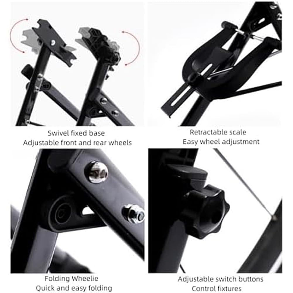 Stato robocze opon rowerowych, składany stojak na naprawę rowerów, przenośne regulowane opony rowerowe Stand Work -Worksance, aluminium Góra Mountali MTB Rower Konserwacja opon