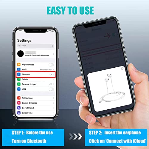 Lightning-hoofdtelefoon, Hoofdtelefoon met Kabel, Lightning voor Apple iPhone 14/14 Plus/13/12/11/8/7 X Pro Max, MFi-gecertificeerd, In-ear oortelefoon, HIFI-audio, Stereo (Wit) - Afbeelding 4