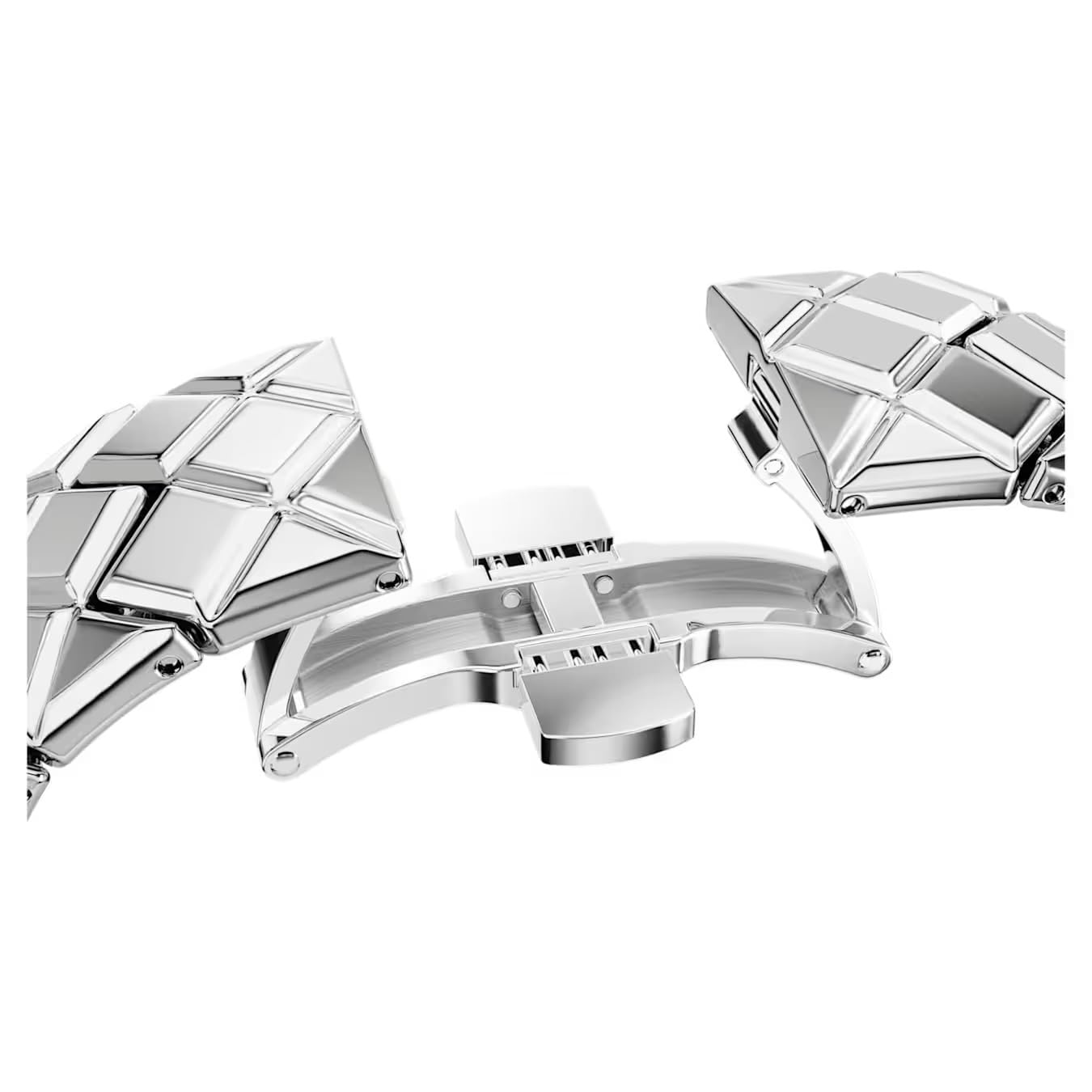 Swarovski Curiosa bransoletka kryształowa 572, srebrny odcień, stal nierdzewna, srebrna, klasyczna