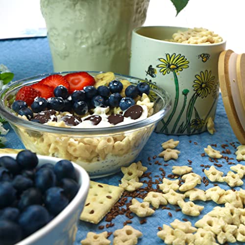Awsum Snacks Supercereal With Flax, Chia And Pumpkin Seeds 6Oz (Pack Of 3)- Certified Usda Organic, Vegan, Gluten Free, Non Gmo, Kosher & Grain, Dairy And Sugar Free Cereals - Diabetic Healthy Snack - Cereal Puffed Quinoa #TOP3