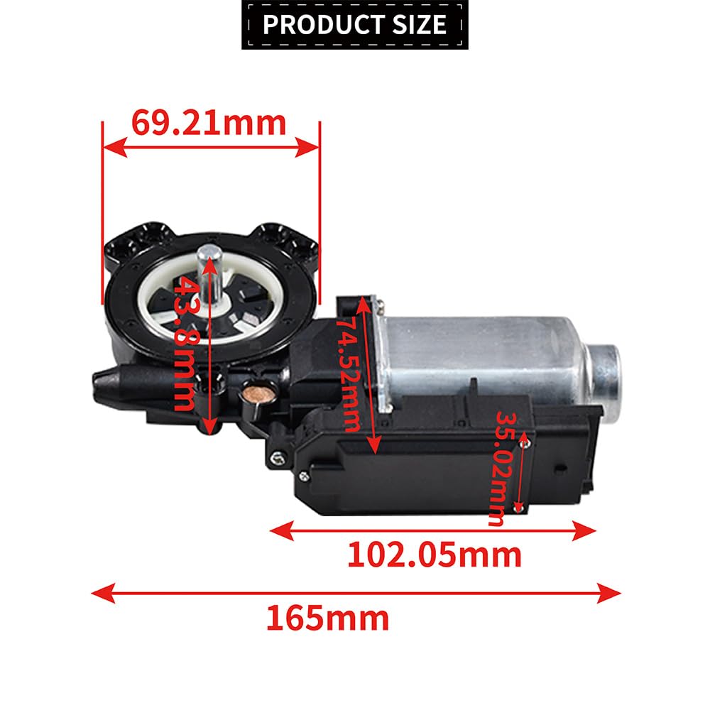 Motor del Elevalunas Delantero izquierdo Compatible con Espace IV Laguna 2 II Megane II SCENIC 2 2001-2015 8200028068