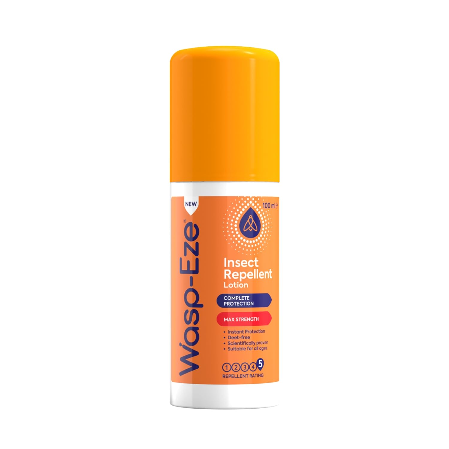 Wasp-Eze DEET Free Insect Repellent Max Strength Lotion, 100ml