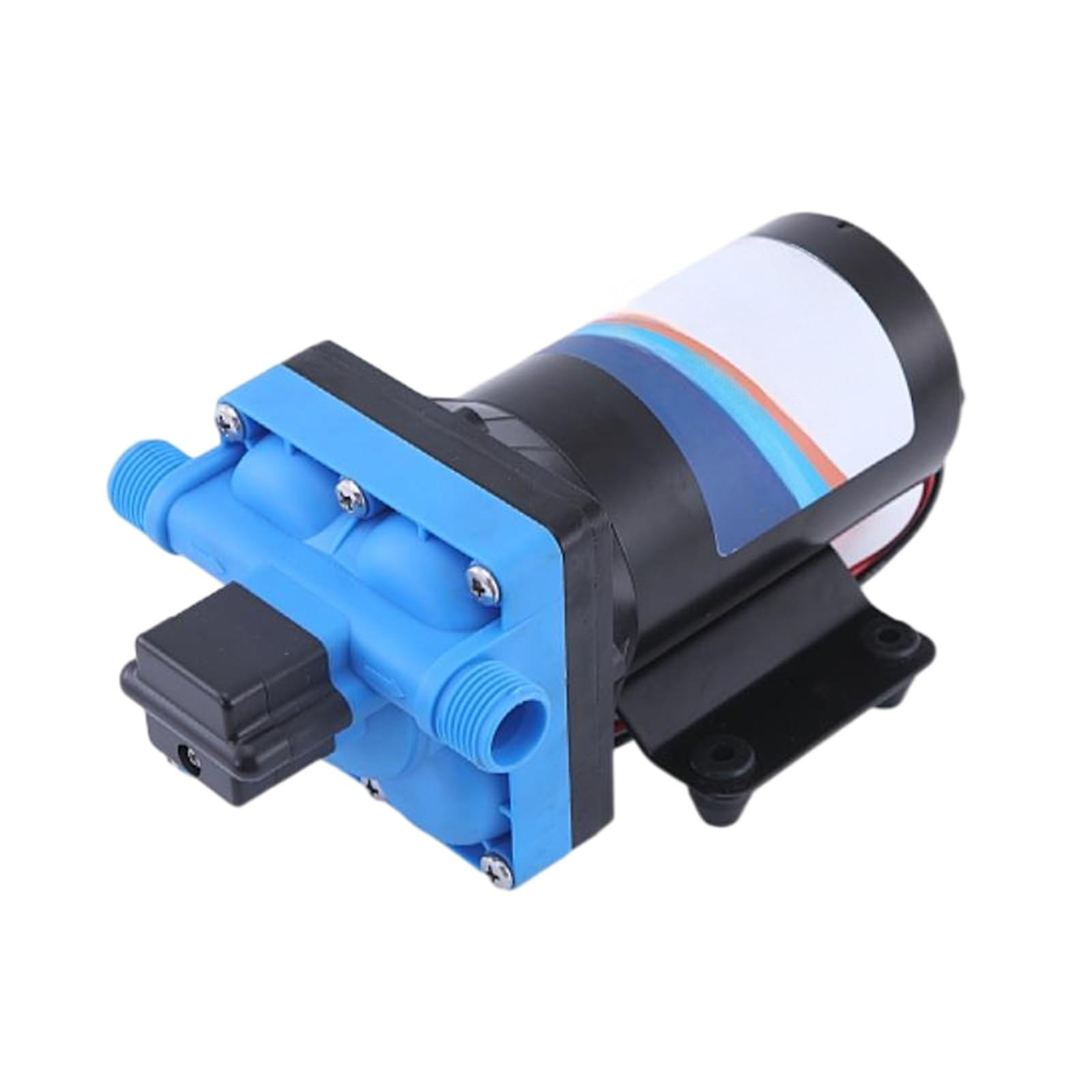Habhyudp 12V Silent Rv Water Pump /24V Dc Electric Booster High-Pressure Diaphragm For Yachts And Fresh Transfer,Safe And Smooth(12V)